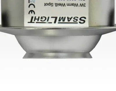 6W LED Fokus Doppel Einbauspot silber rechteckig Neutral Weiß / 4000K 400lm 230VAC 10-60Grad -Ausstellungsstück mit kleinen Schönheitsfehler — Bild 3
