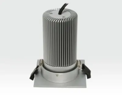 13W LED Einbau Leuchte silber Warm Weiß / IP44 230VAC — Bild 4