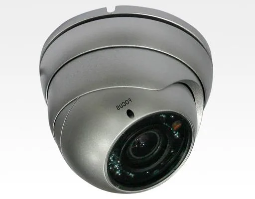 1/3" 960H D&N AntiVandal Kamera silber 2.8-12mm mit IR LEDs 20m / 700TVL IP66 12-24V AC/DC Effio-E